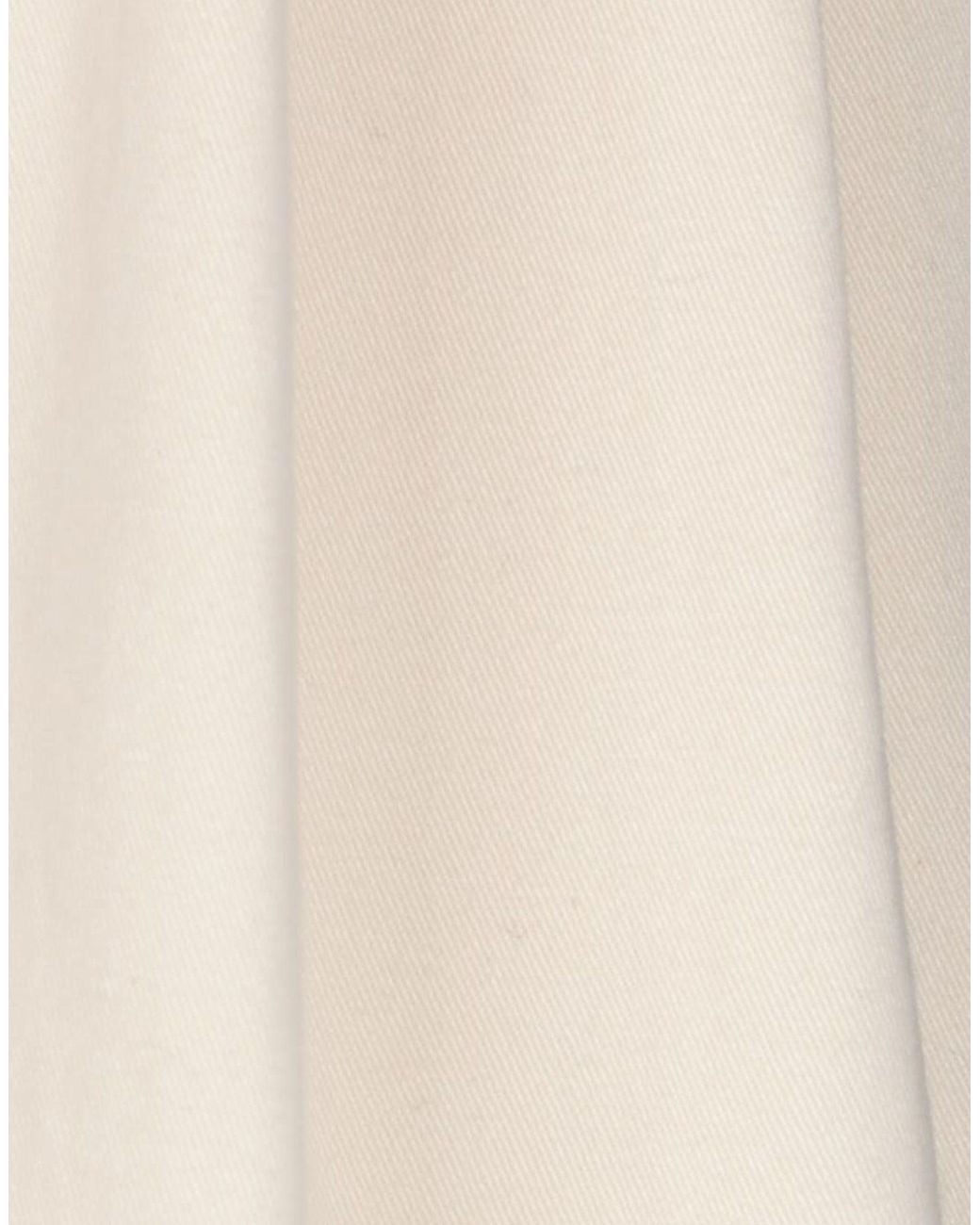 Roy Rogers White Ivory Pants Cotton, Polyester, Elastane