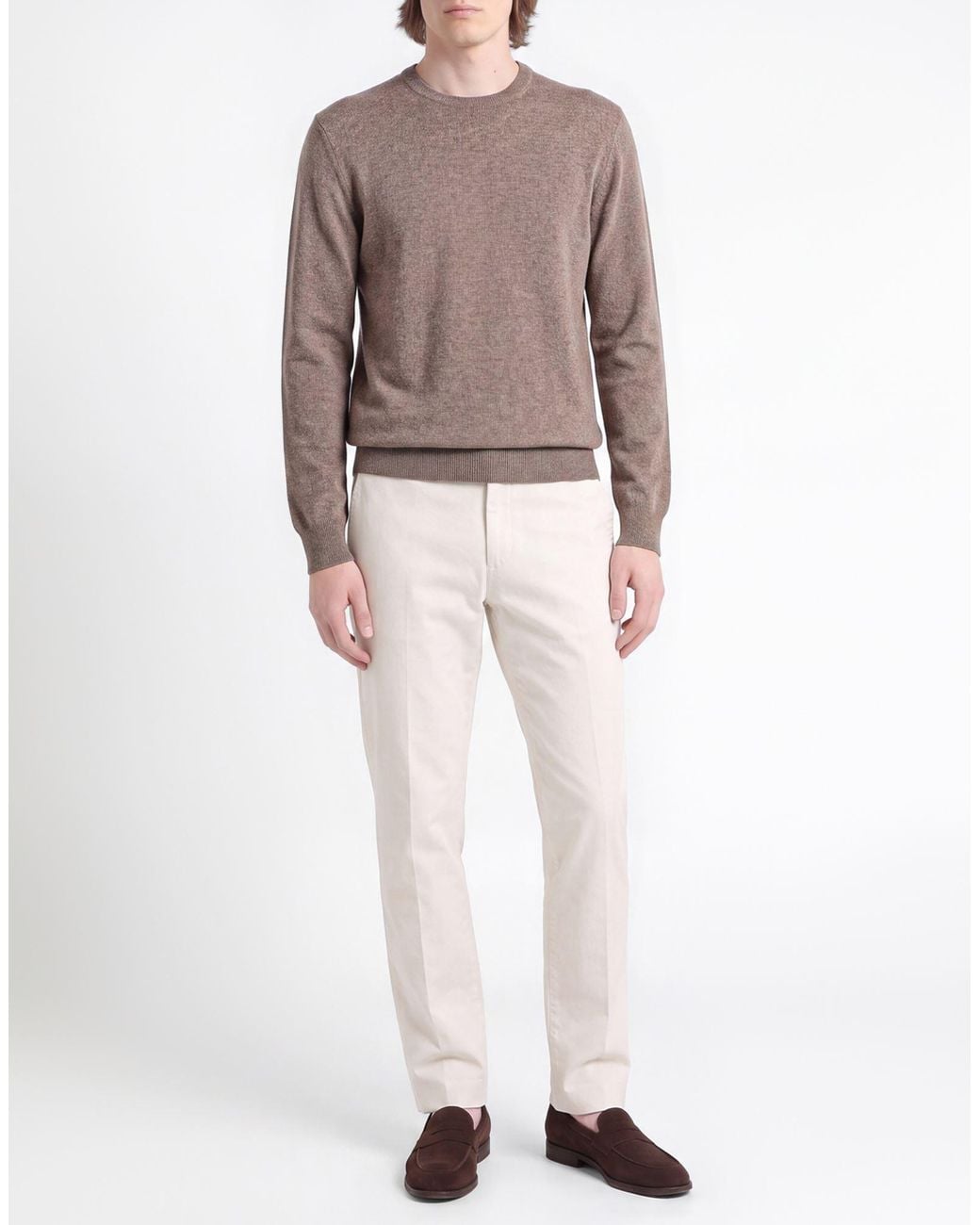 Andrea Fenzi Brown Jumper for men