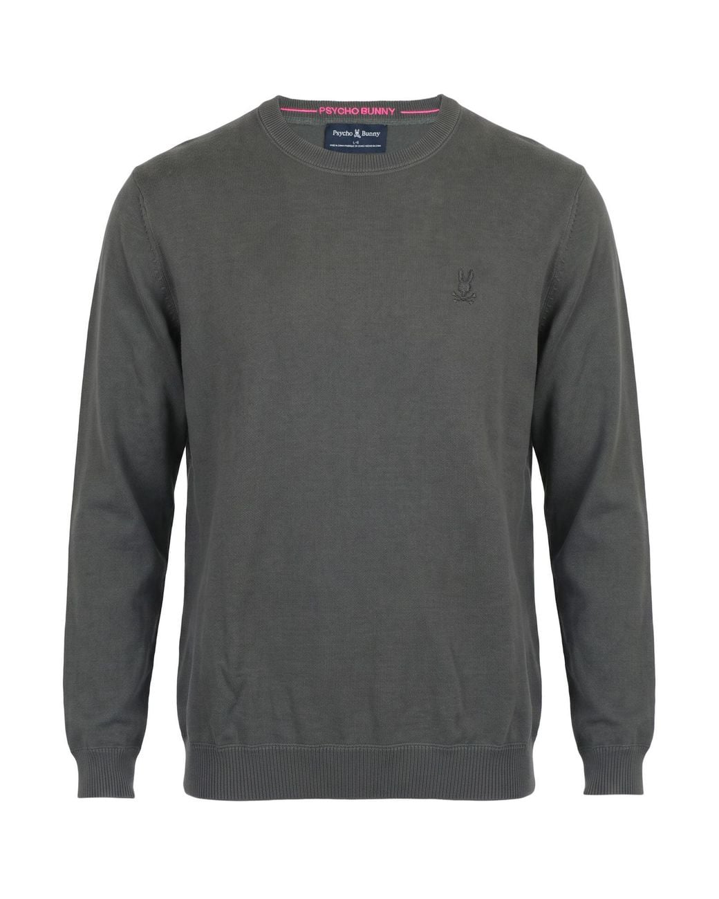 Psycho Bunny Gray Sweaters for men