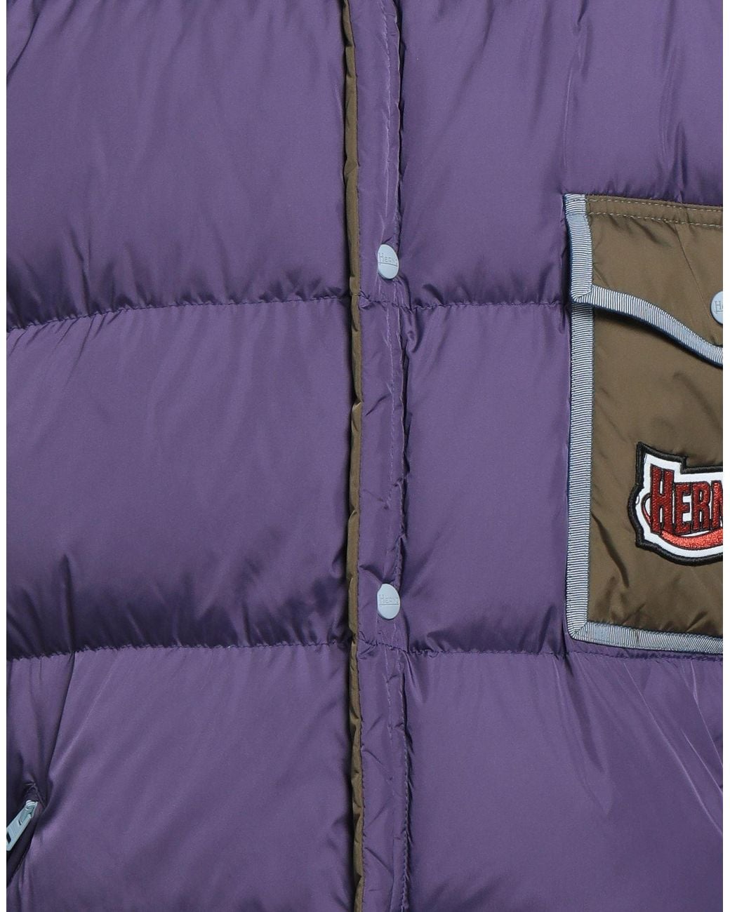 Herno Purple Puffer Polyamide for men