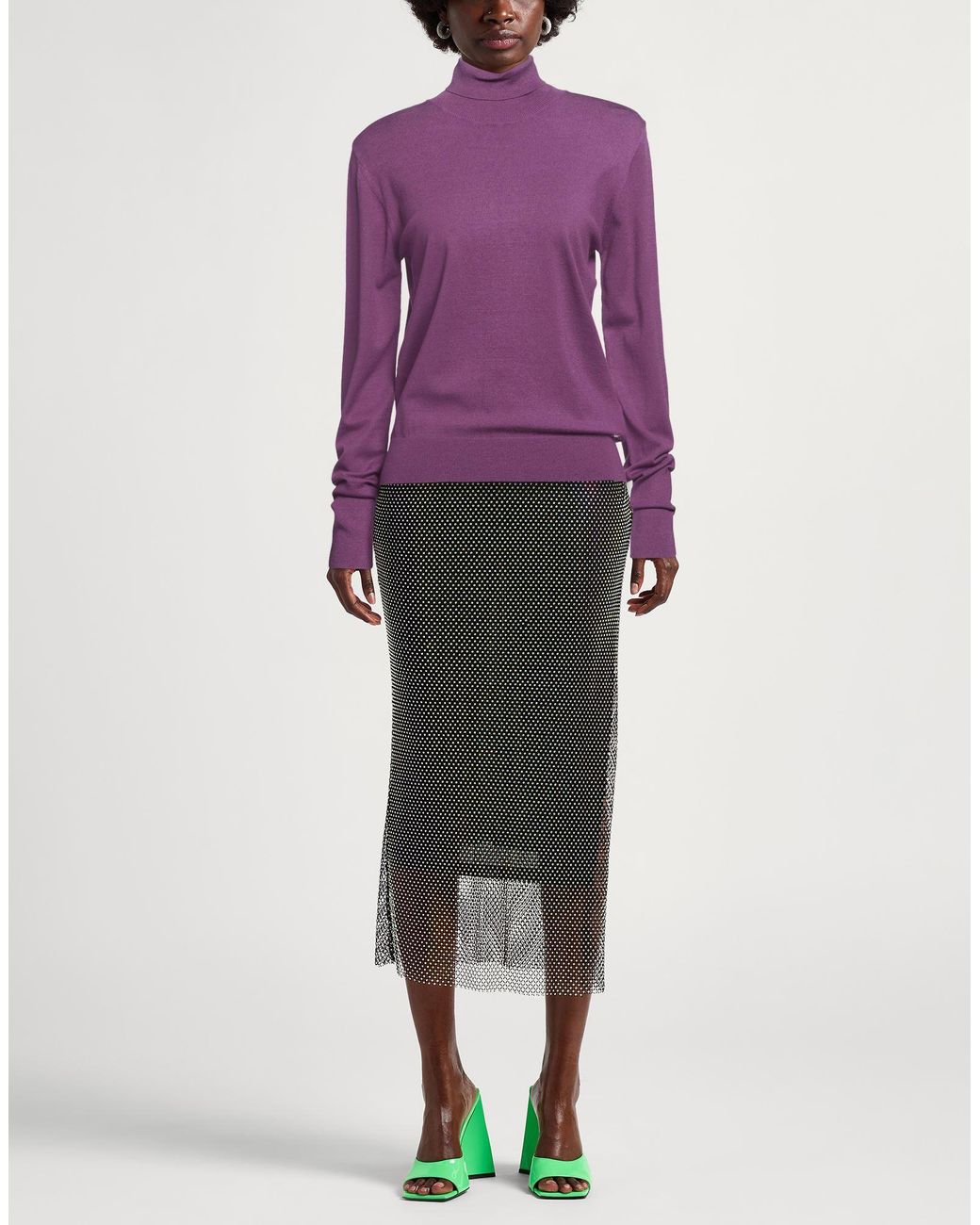 Kaos Purple Turtleneck