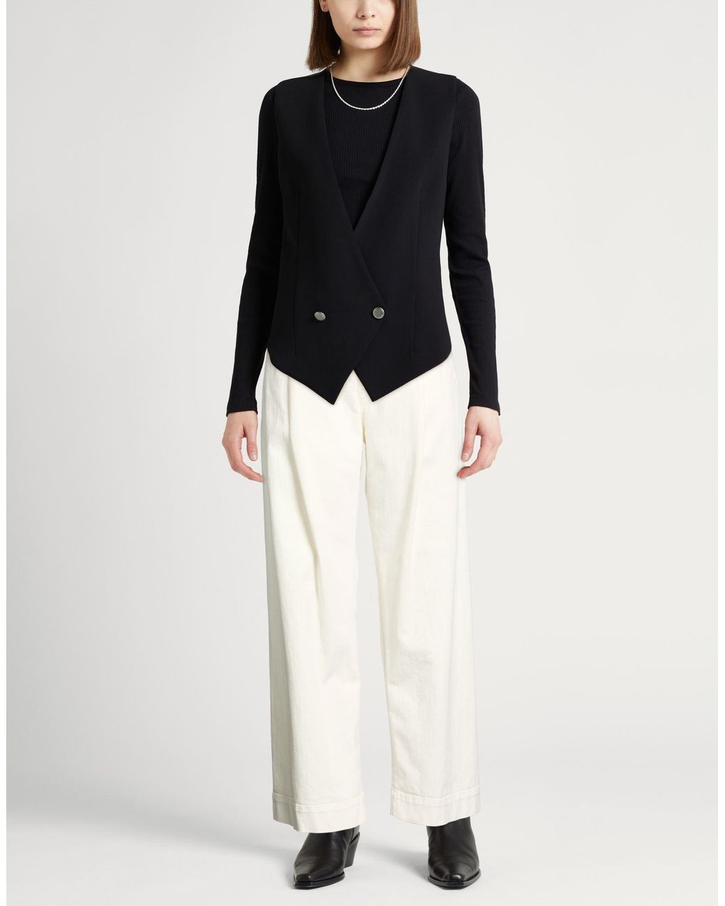 Brunello Cucinelli White Jeans Cotton, Elastane, Ecobrass