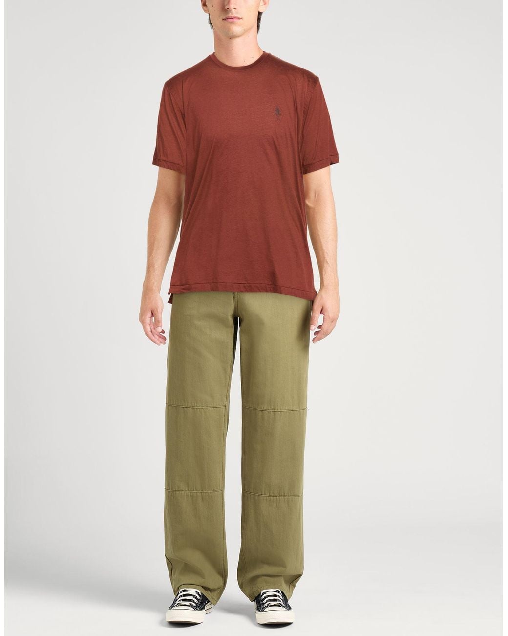 C P Company Red T-Shirt Cotton for men