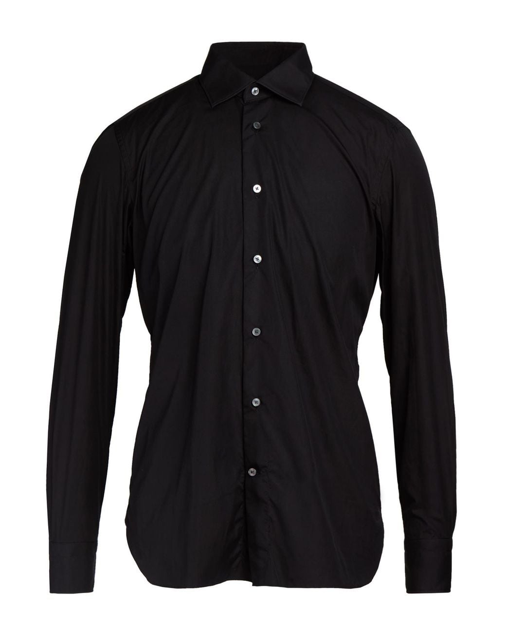 Zegna Black Shirt Cotton for men