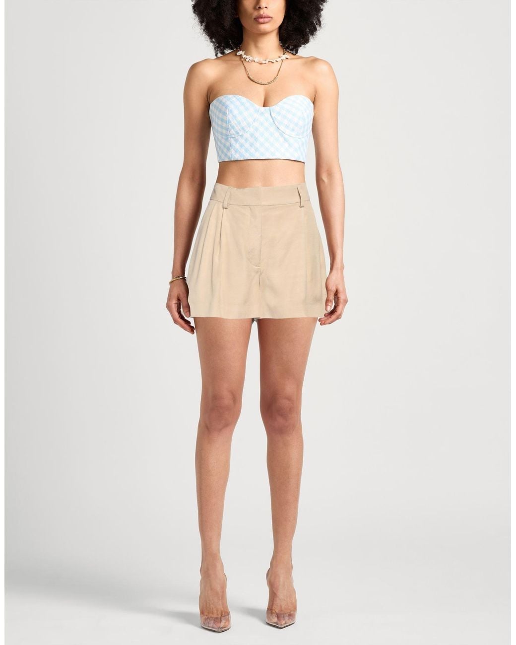 Stella McCartney Natural Shorts & Bermuda Shorts