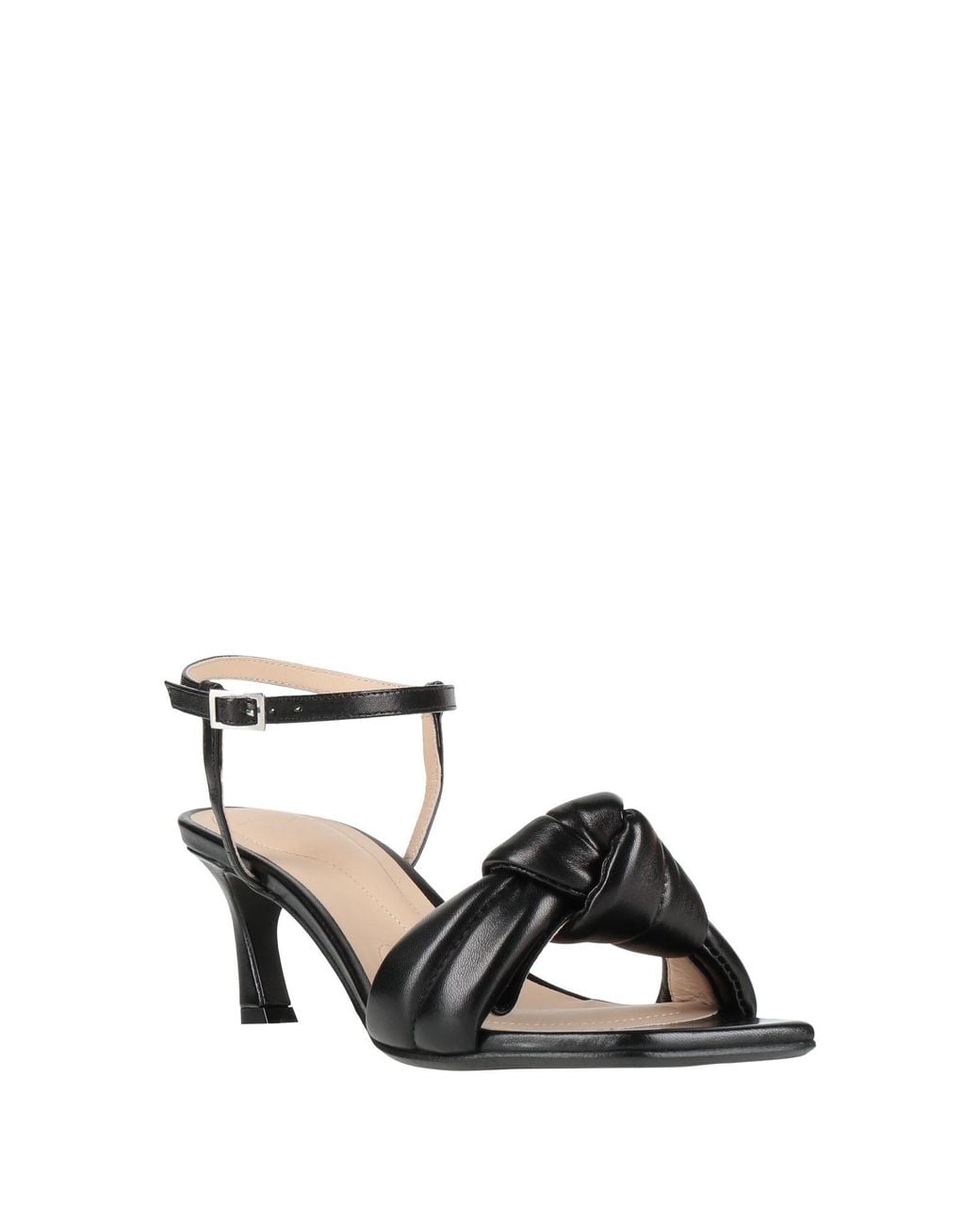 High Black Sandals