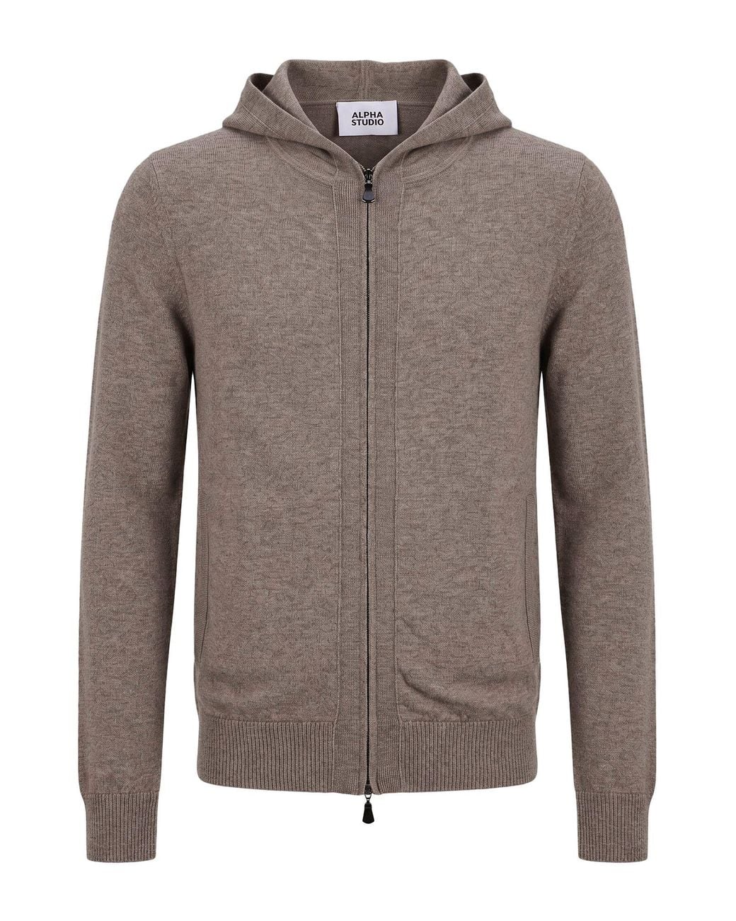 Cardigan Alpha Studio pour homme en coloris Brown
