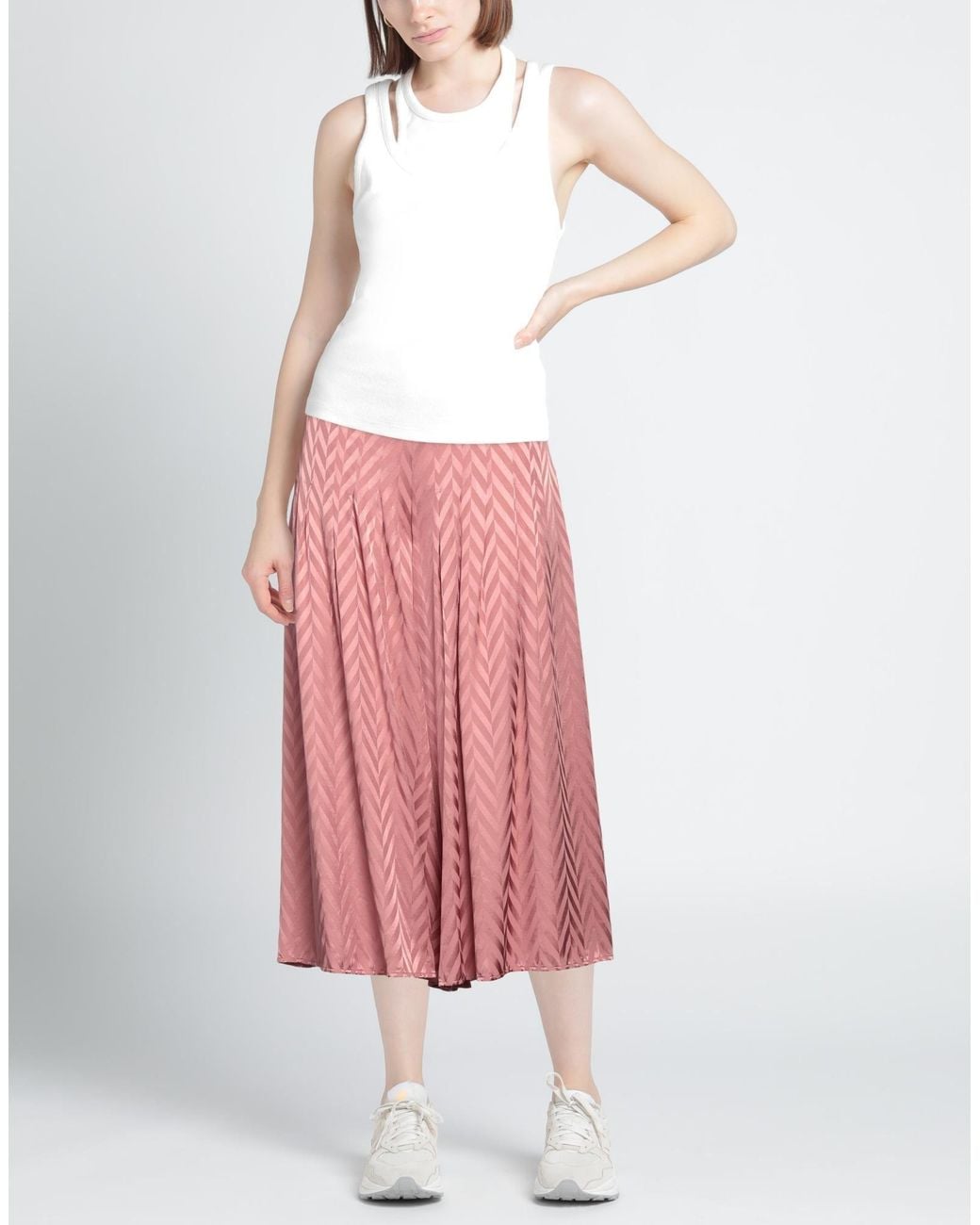Twinset Pink Cropped Trousers