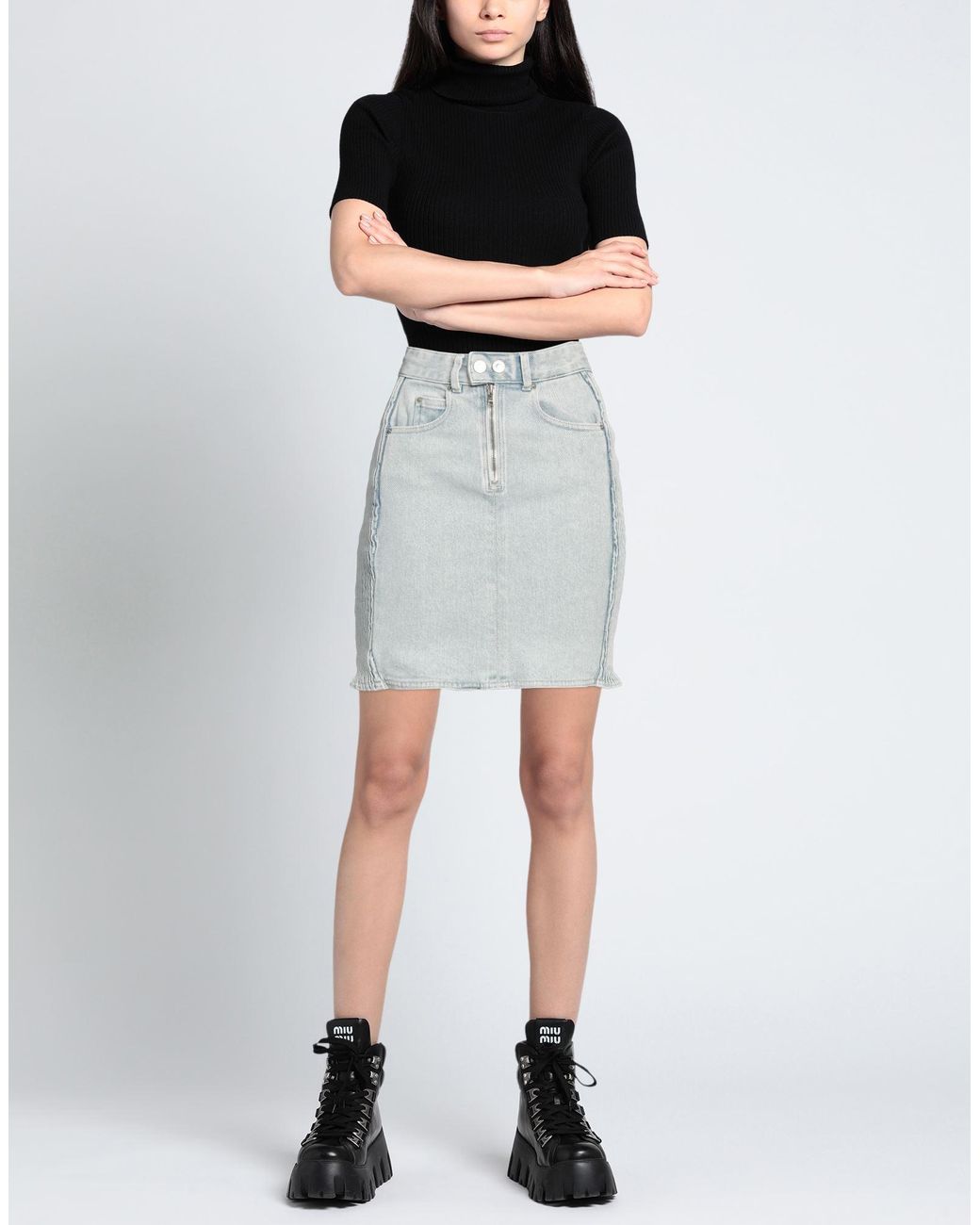 Isabel Marant Blue Denim Skirt