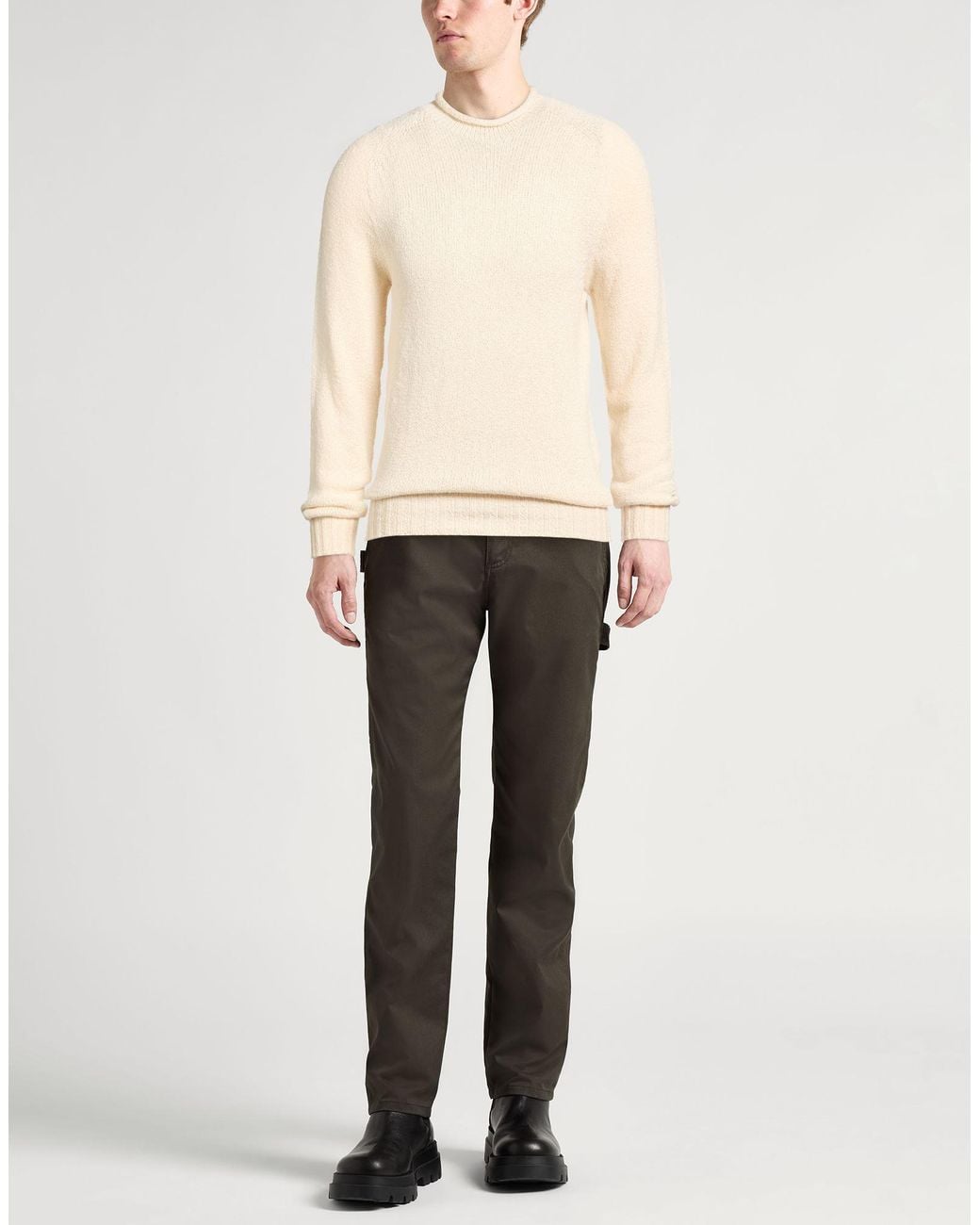 Drumohr Natural Sweater Cotton for men