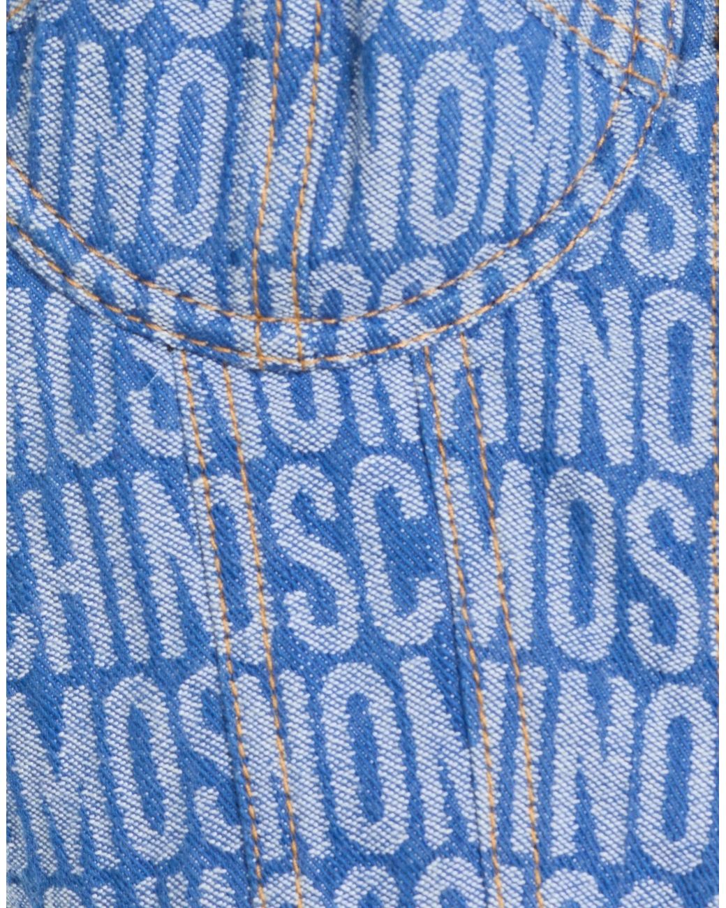 Moschino Blue Top Cotton, Polyester