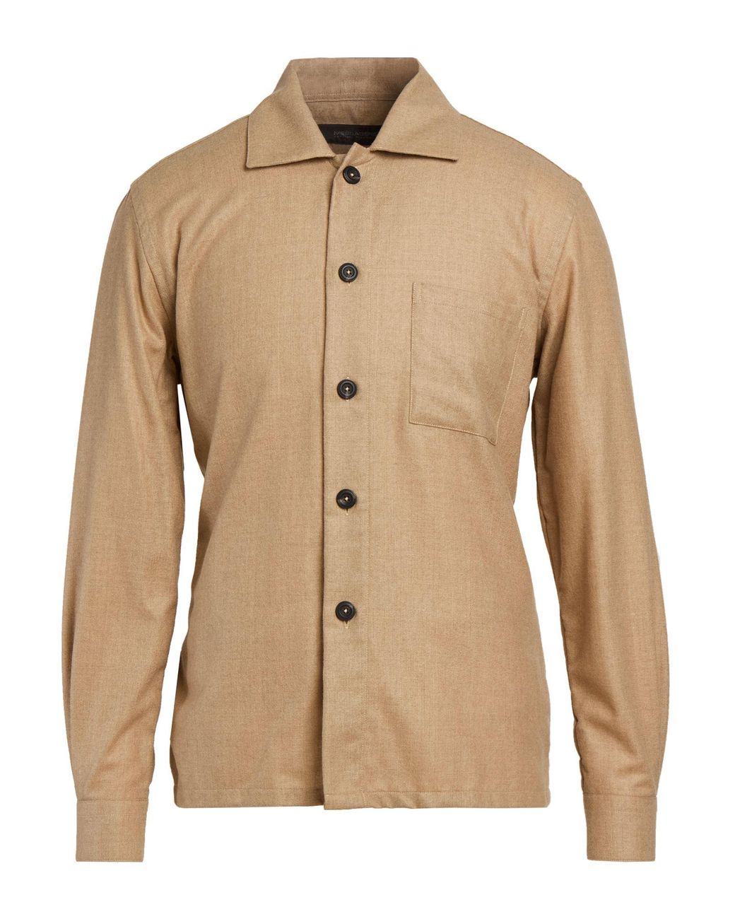 Messagerie Natural Shirt Virgin Wool, Acrylic, Polyamide, Cashmere for men