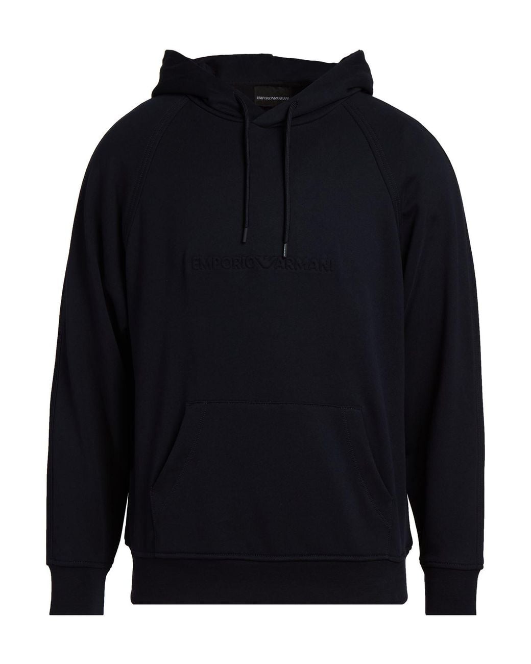 Emporio Armani Blue Midnight Sweatshirt Cotton, Elastane for men
