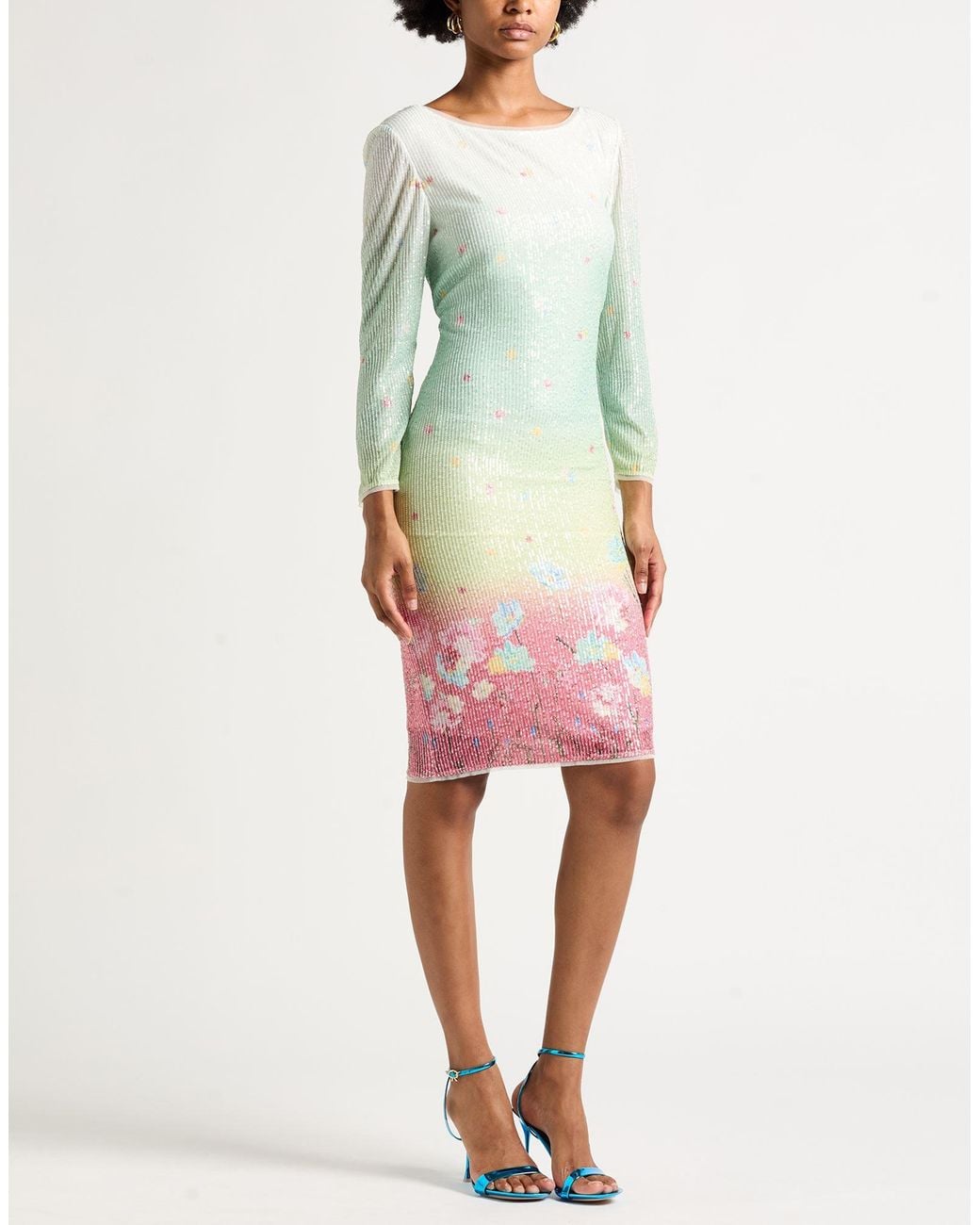 Blugirl Blumarine Green Midi Dresses