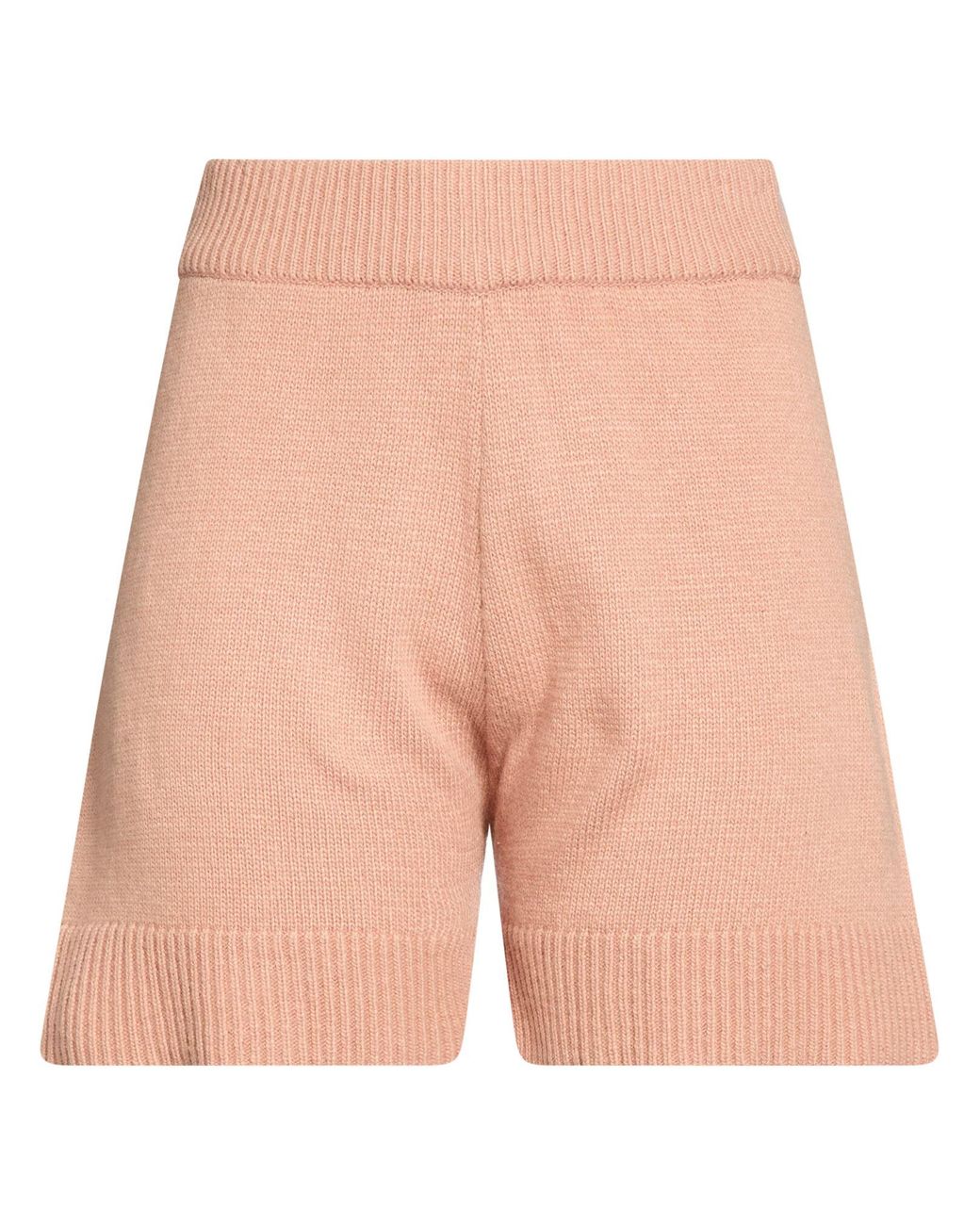 Frankie Shop Natural Shorts & Bermuda Shorts Wool, Nylon