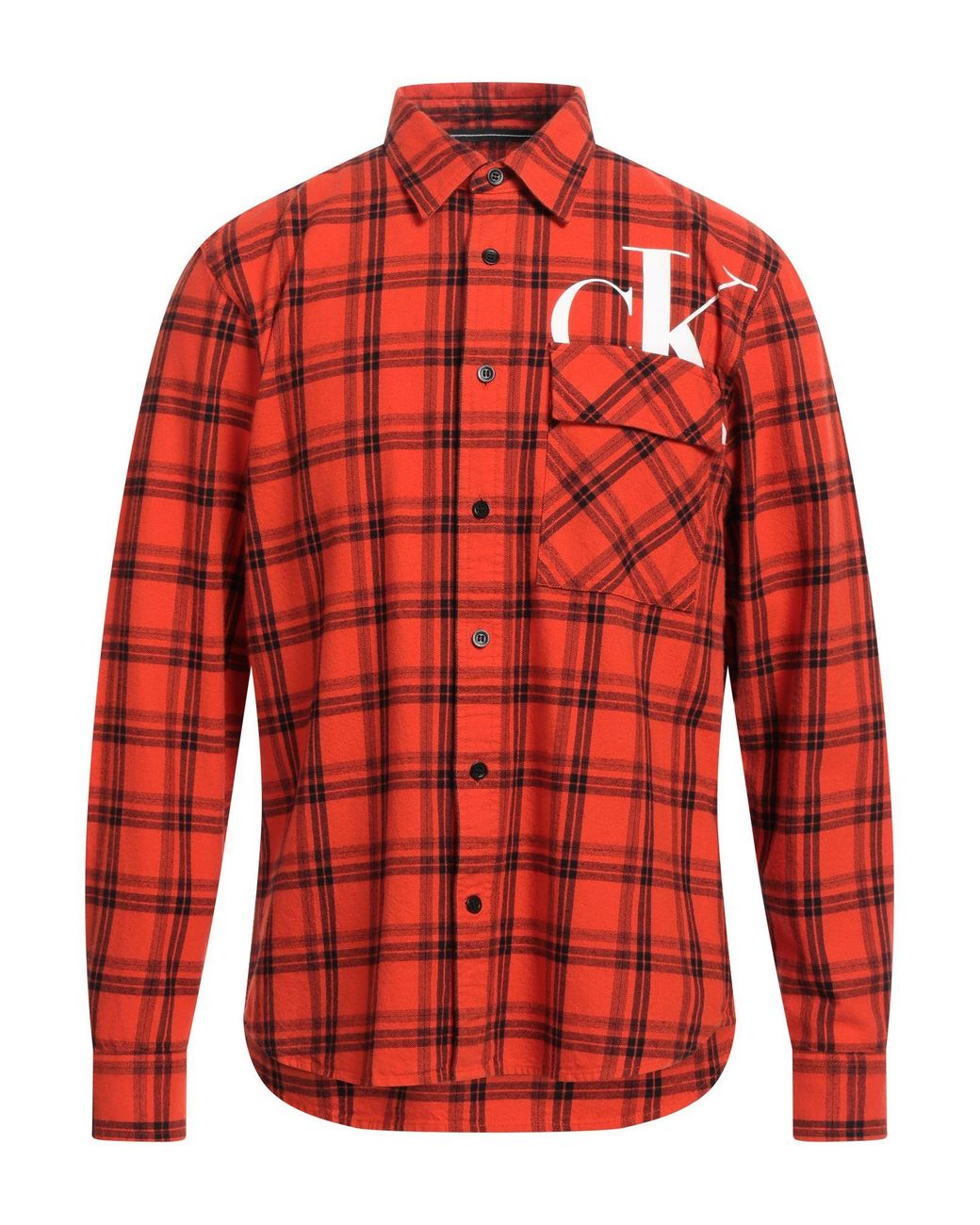 Calvin Klein Shirt in Red for Men Lyst