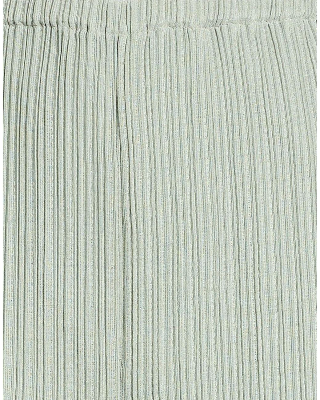 LE17SEPTEMBRE Green Pants Polyester, Polyurethane