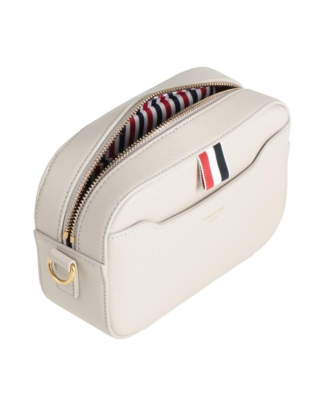 Thom Browne White Umhängetasche