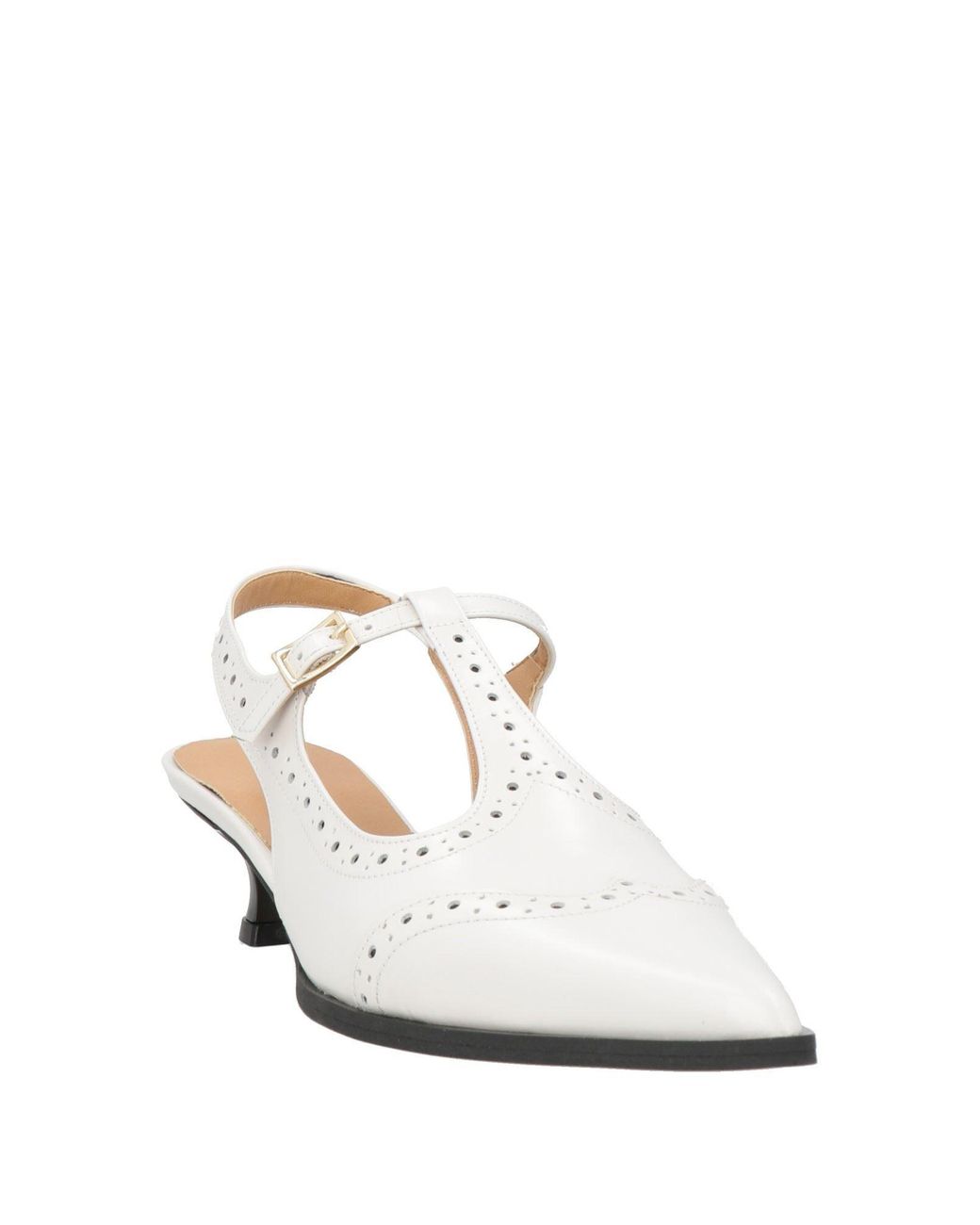 Divine Follie White Pumps Leather