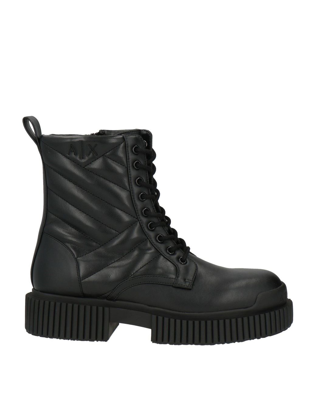 ARMANI EXCHANGE Black Ankle Boots