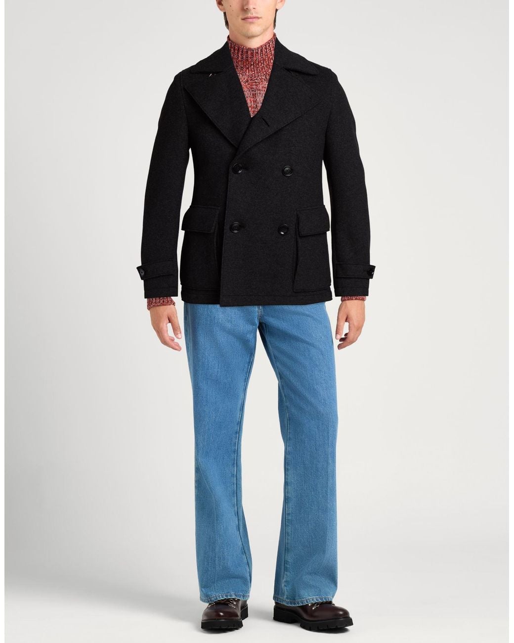 Abrigo Boss de hombre de color Black