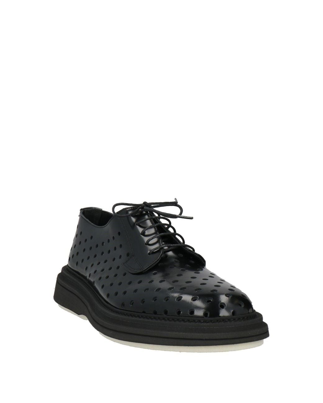 THE ANTIPODE Black Lace-Up Shoes Leather for men
