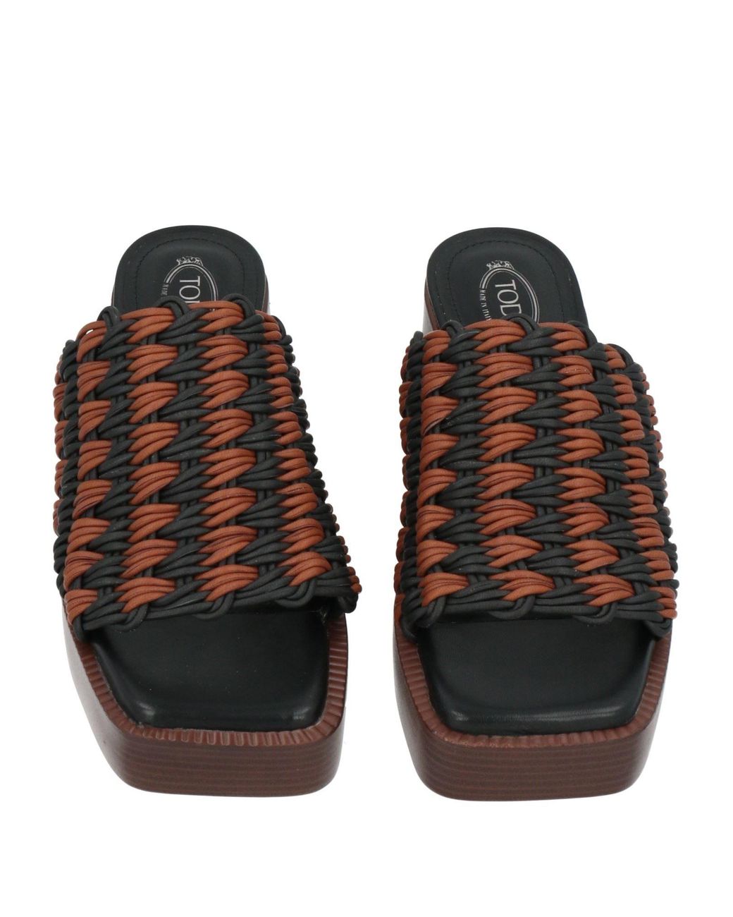 Tod's Brown Mules & Clogs Leather