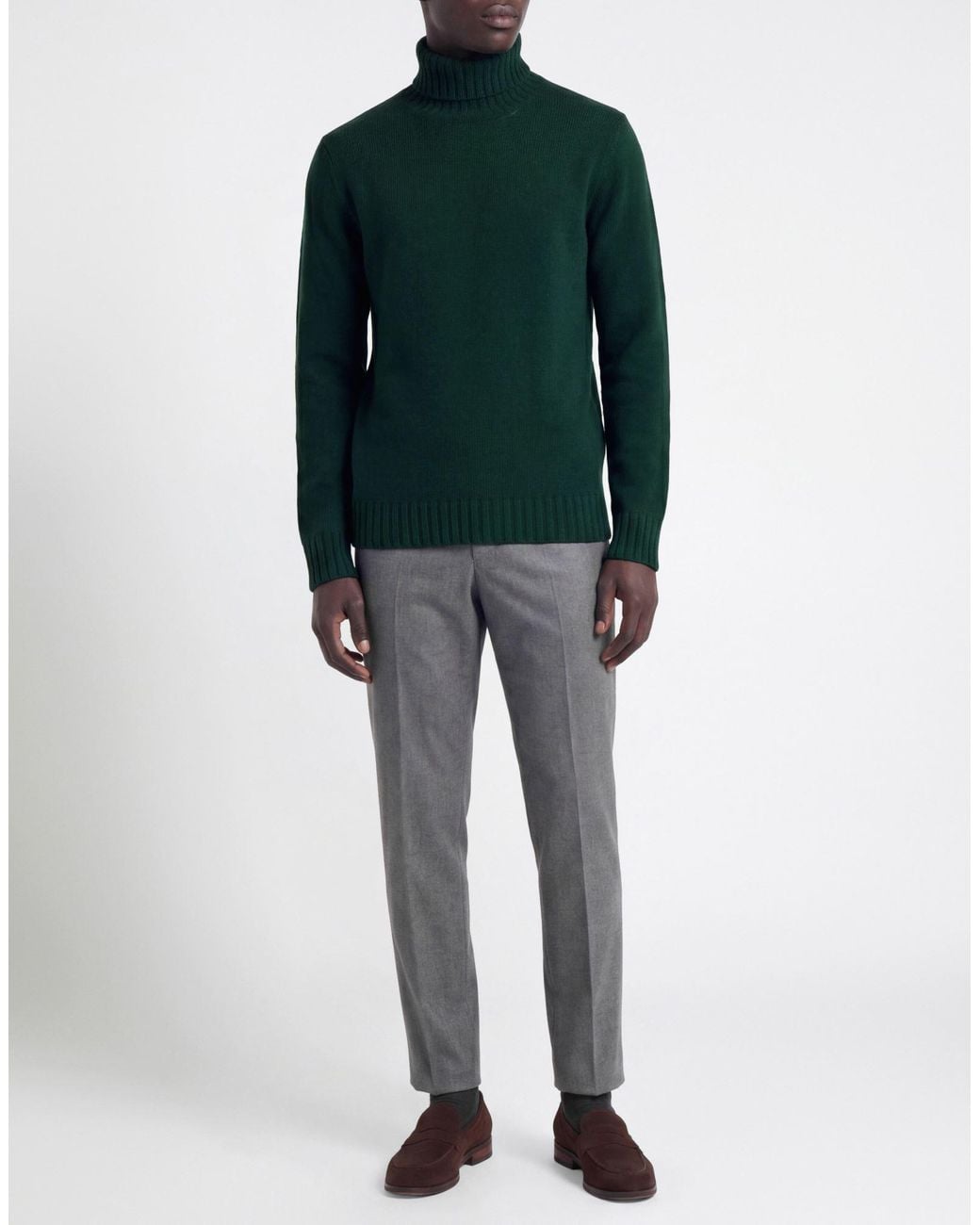 Roda Green Turtleneck for men