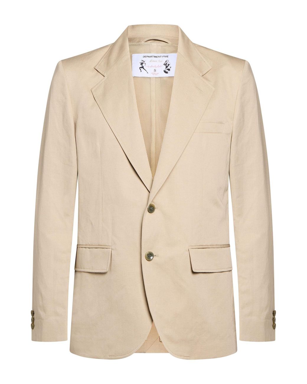 Department 5 Natural Blazer Cotton, Linen for men