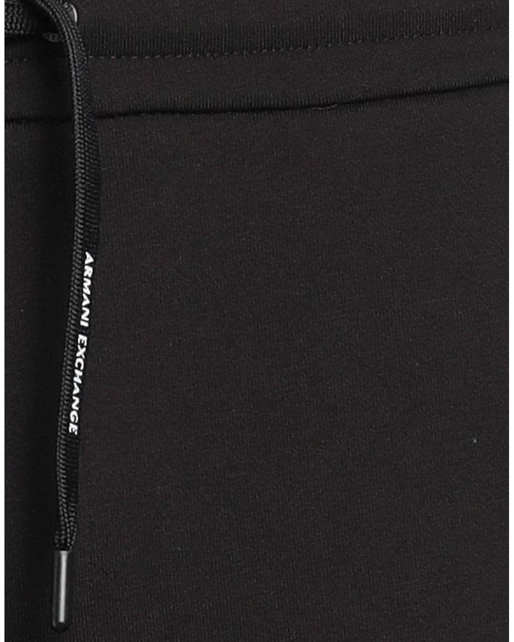 ARMANI EXCHANGE Black Pants Cotton, Polyester for men