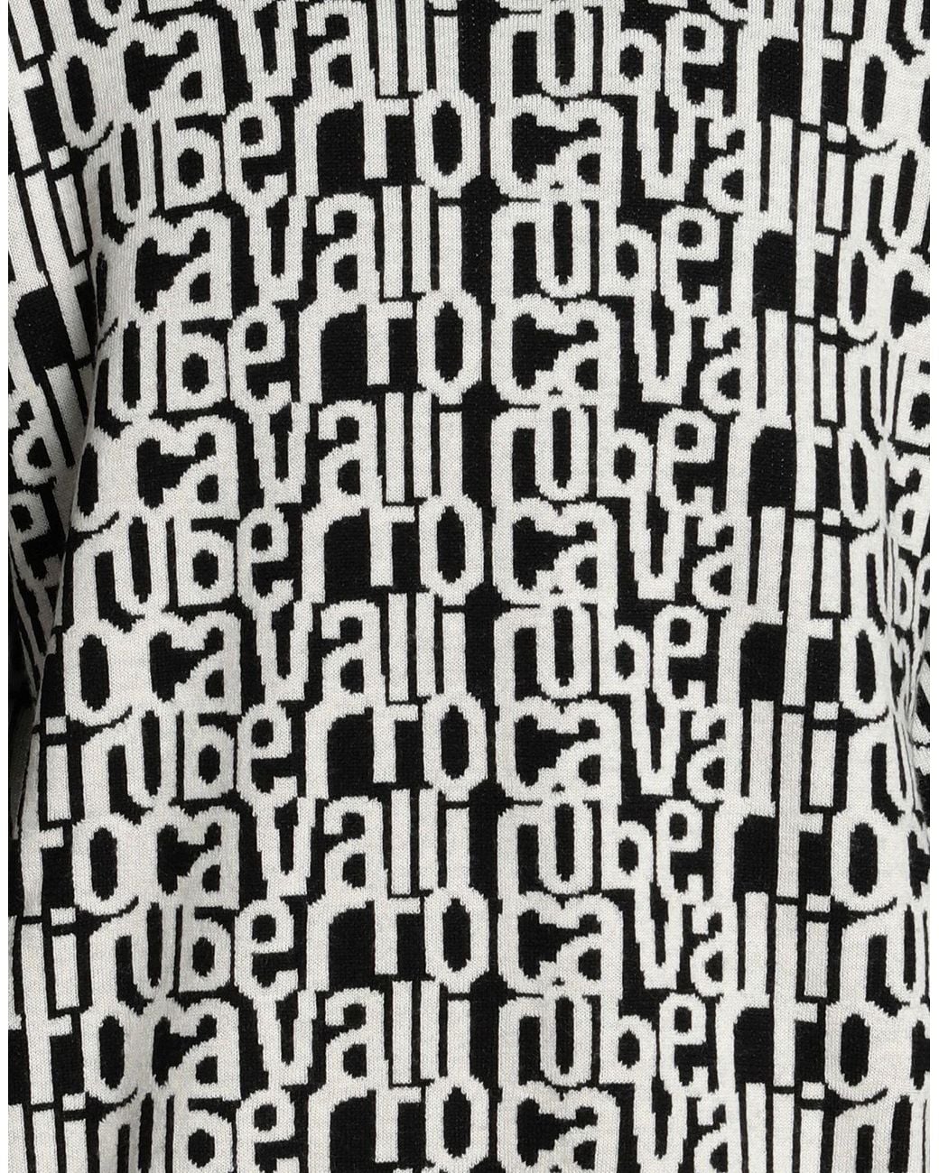 Roberto Cavalli Black Jumper for men