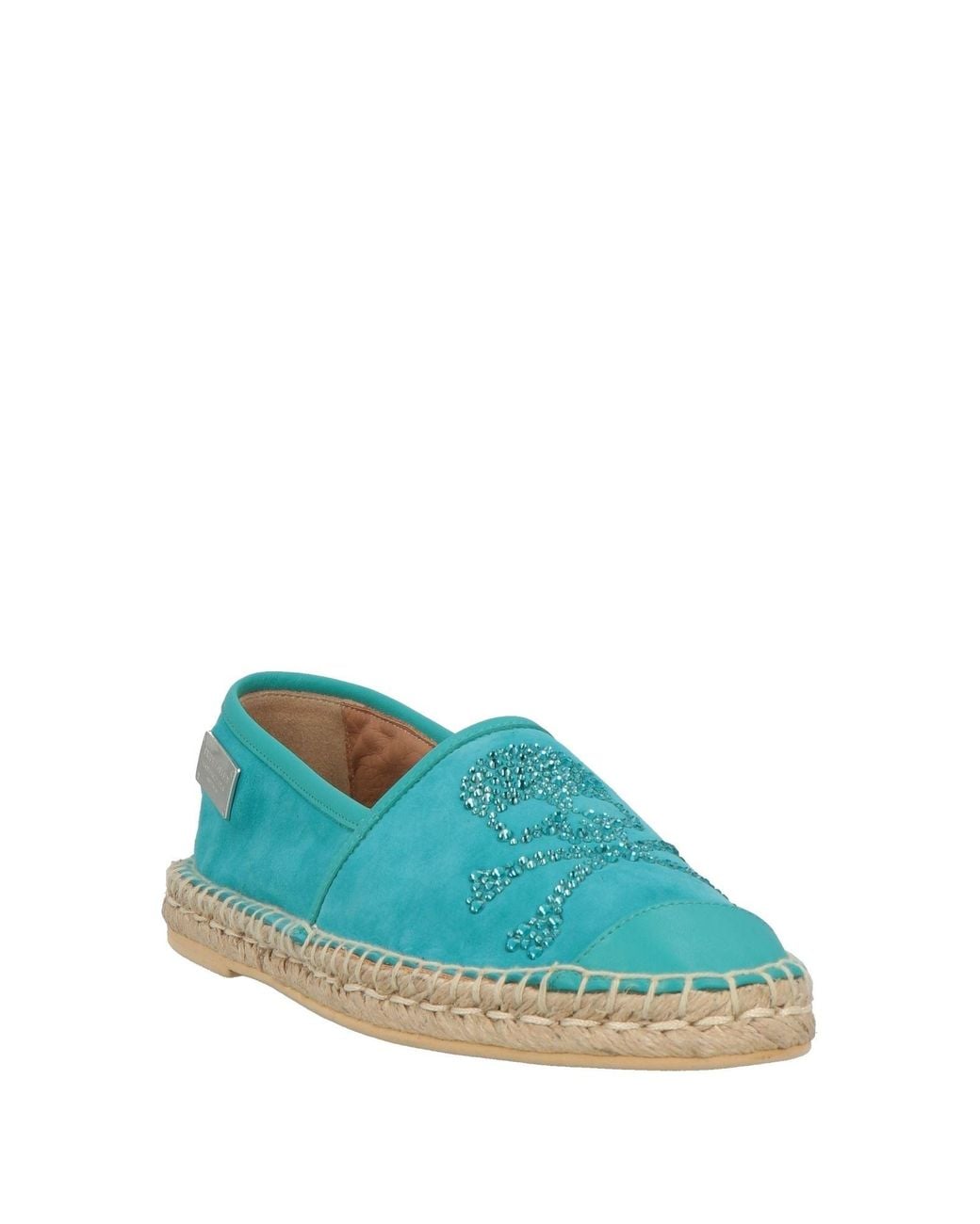 Philipp Plein Blue Espadrilles Leather
