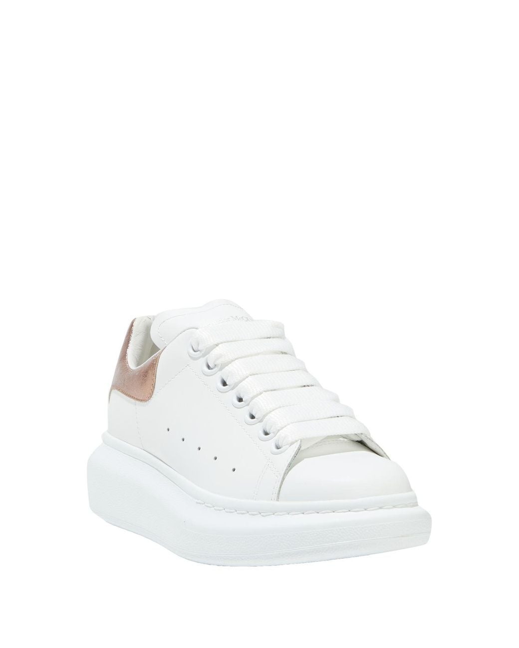 McQueen White Sneakers Leather
