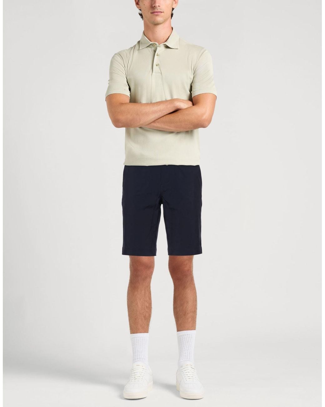 Rrd Blue Shorts & Bermuda Shorts Polyamide, Elastane for men