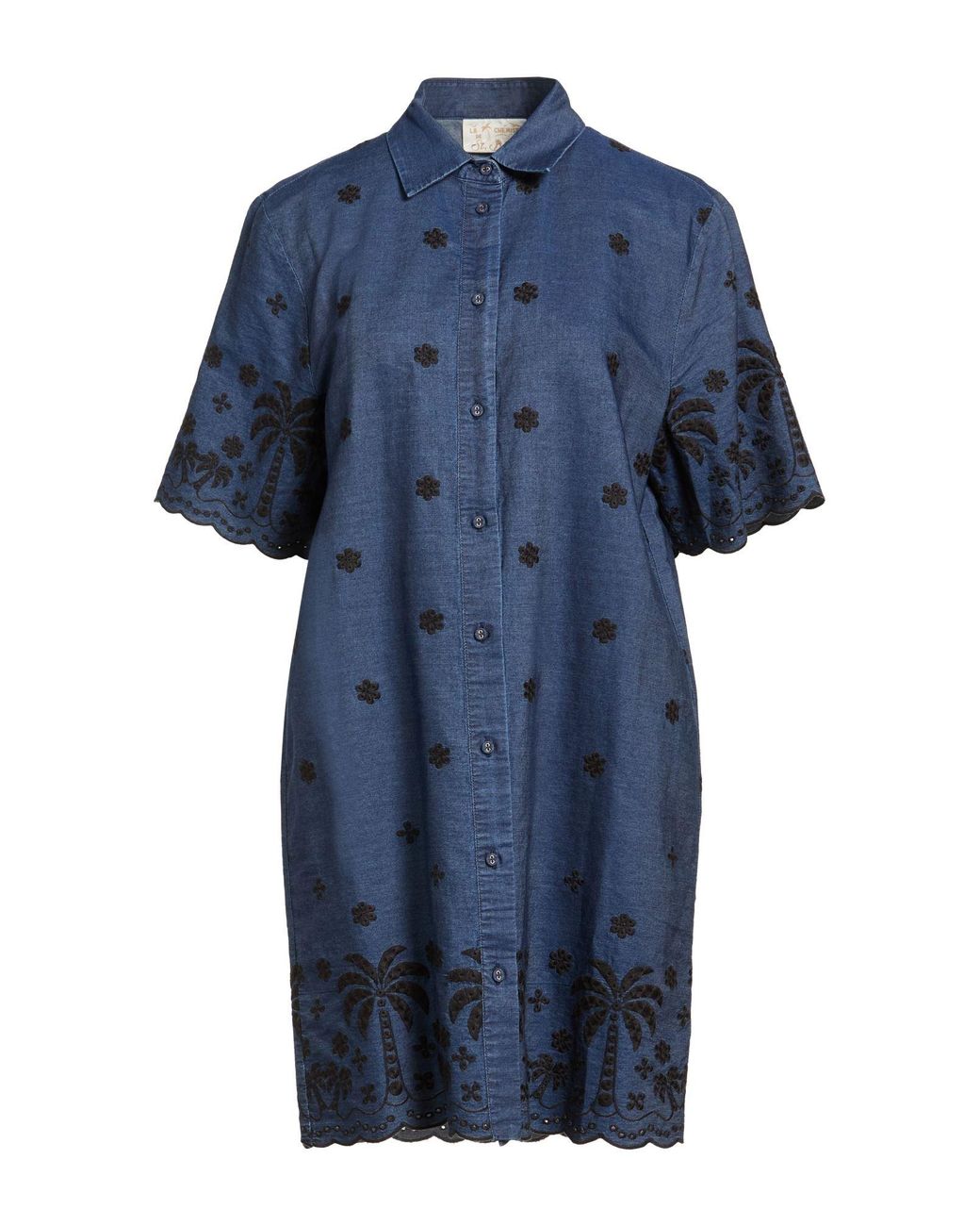 Mc2 Saint Barth Blue Mini Dress