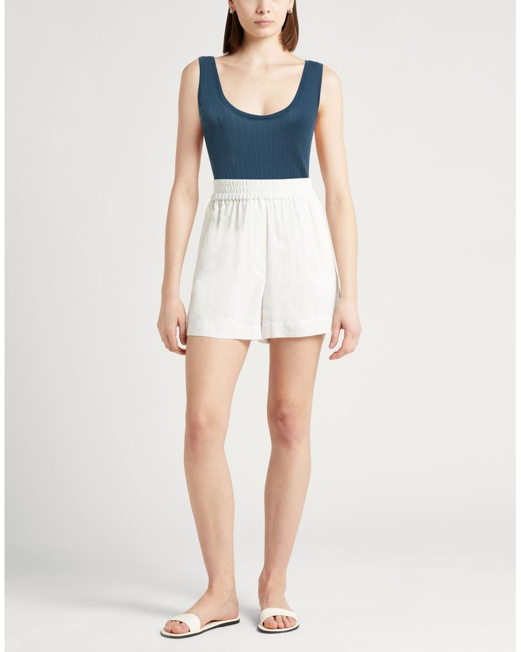 Majestic Filatures Blue Tank Top Organic Cotton, Modal