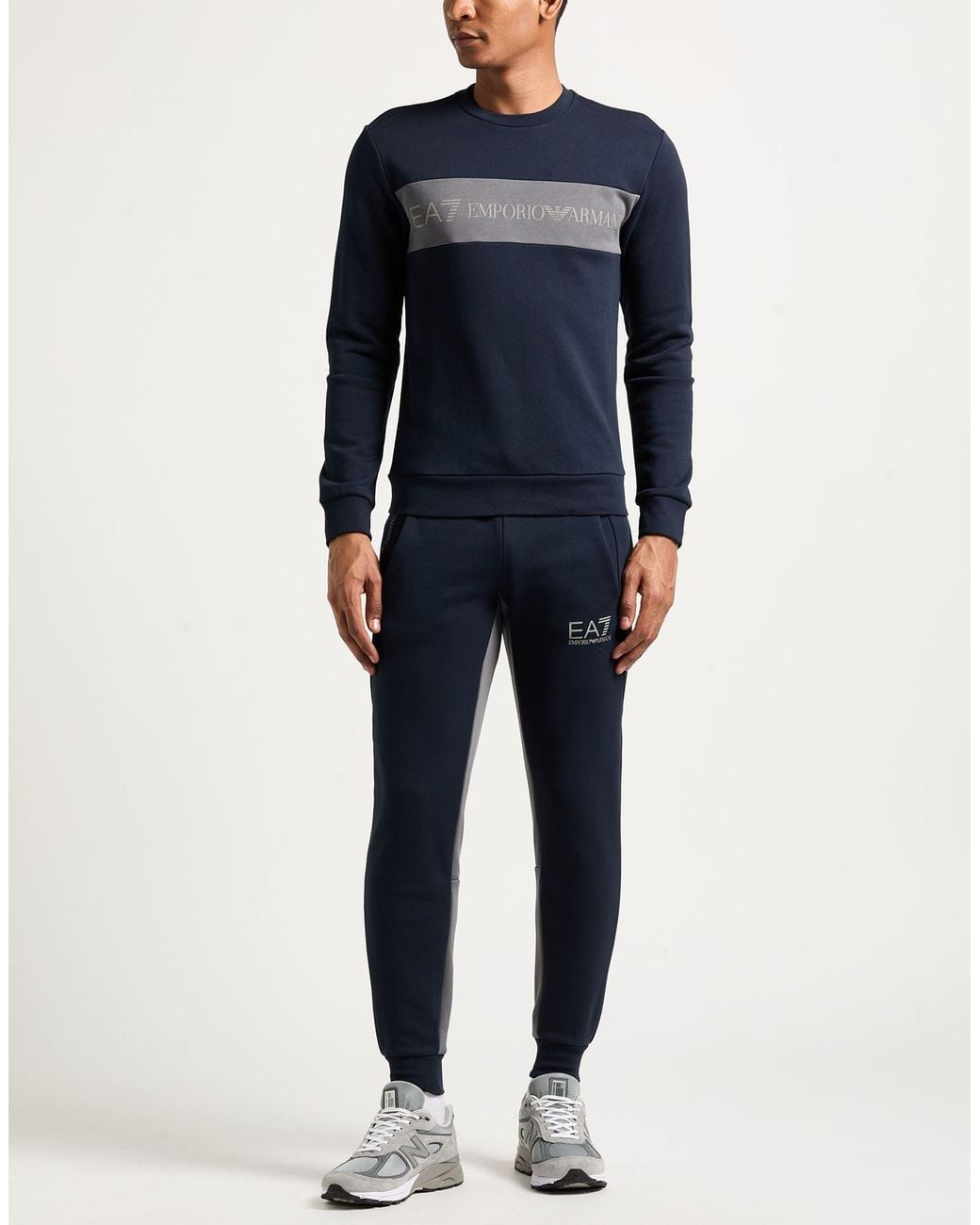 EA7 Blue Tracksuits for men