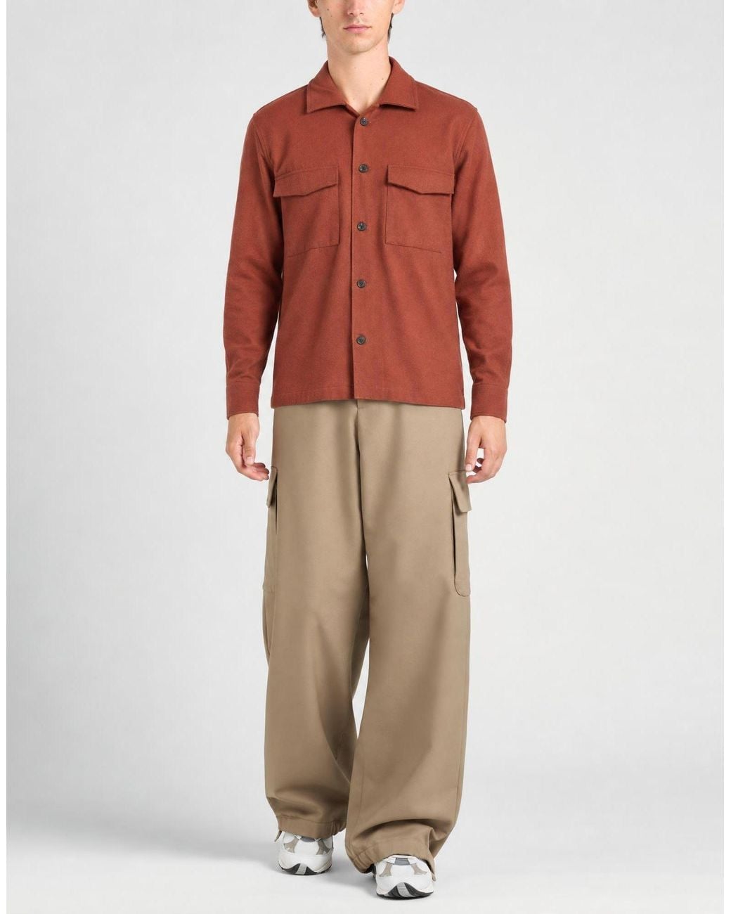 Guess Red Shirt Cotton for men