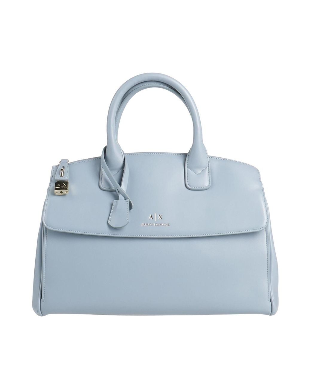 ARMANI EXCHANGE Blue Handbag Polyester, Polyurethane