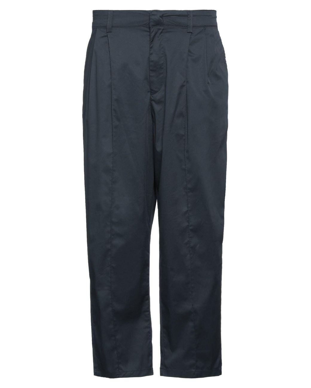Emporio Armani Blue Pants Cotton, Polyamide, Elastane for men