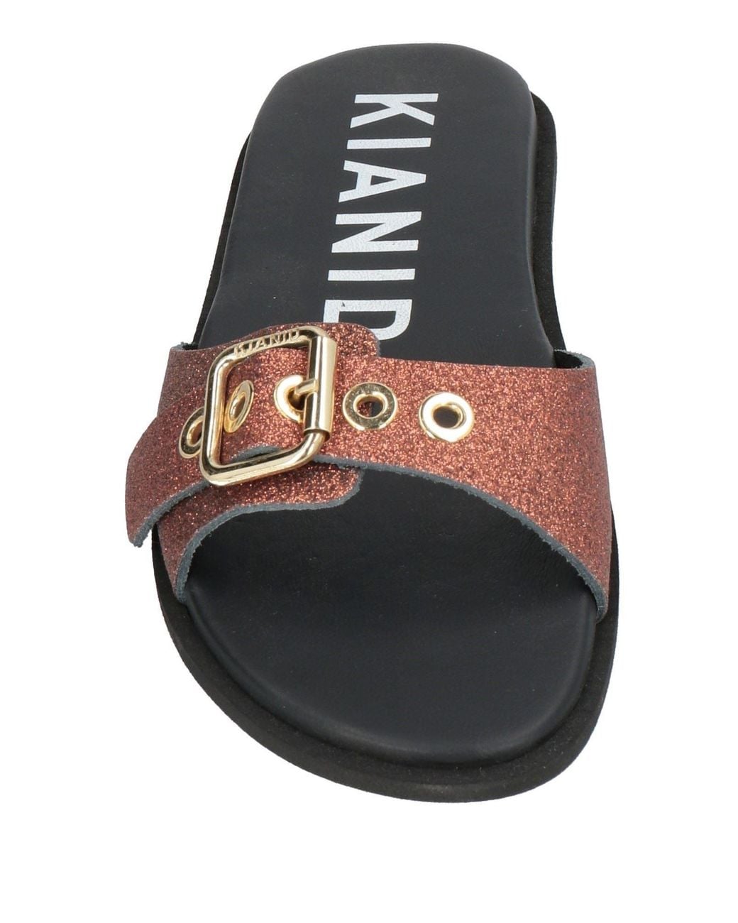 KIANID White Copper Sandals Leather