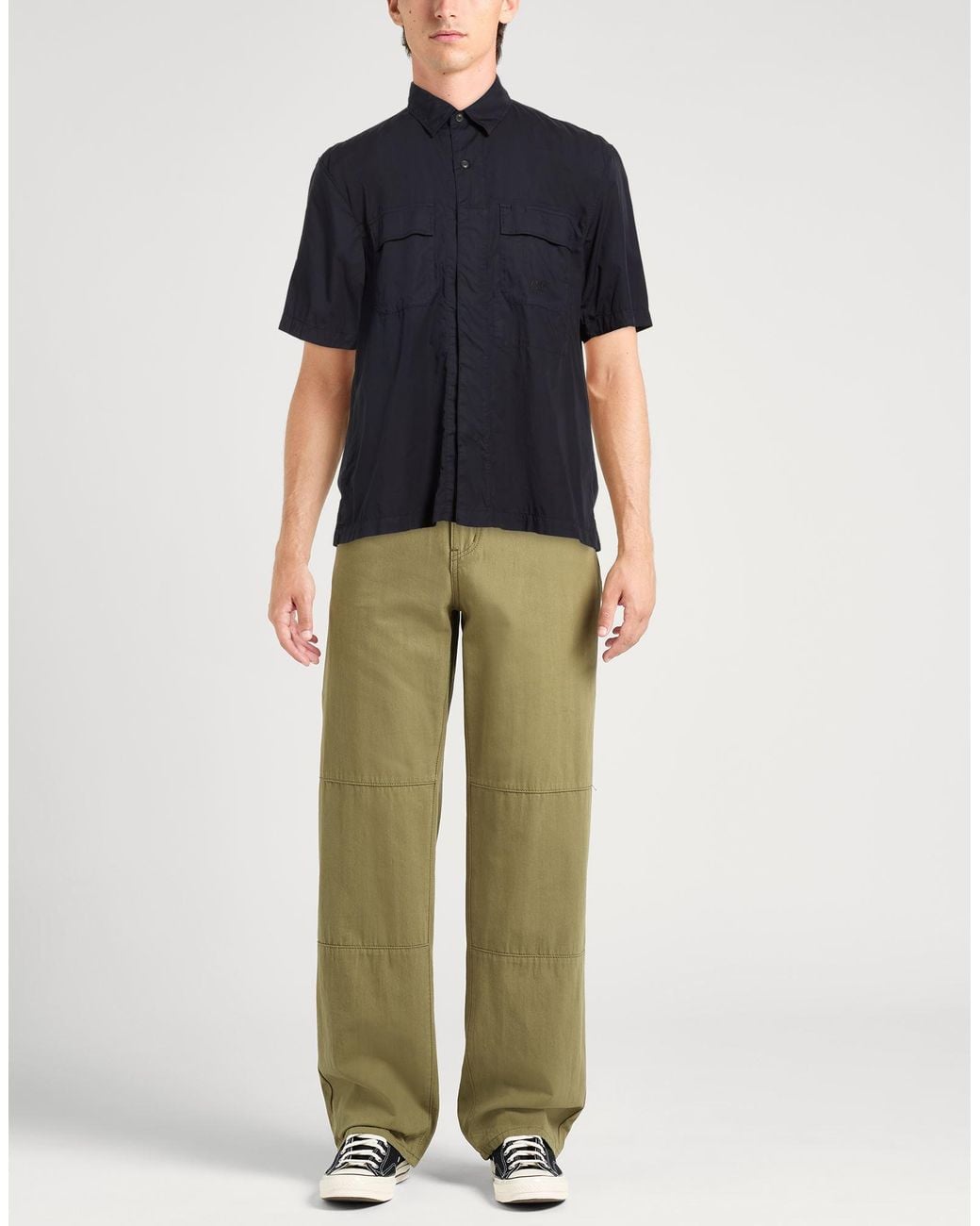 C P Company Blue Midnight Shirt Cotton for men