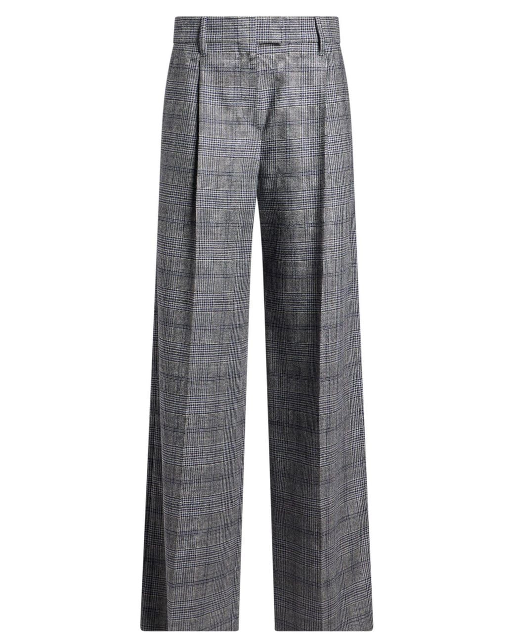 Brunello Cucinelli Gray Pants Virgin Wool, Brass