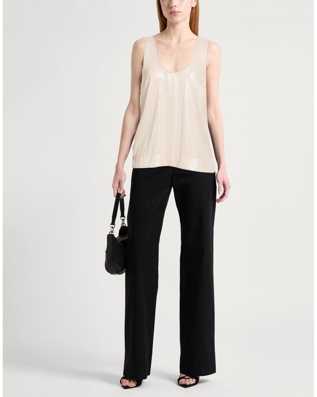 Twinset Natural Sand Top Polyester
