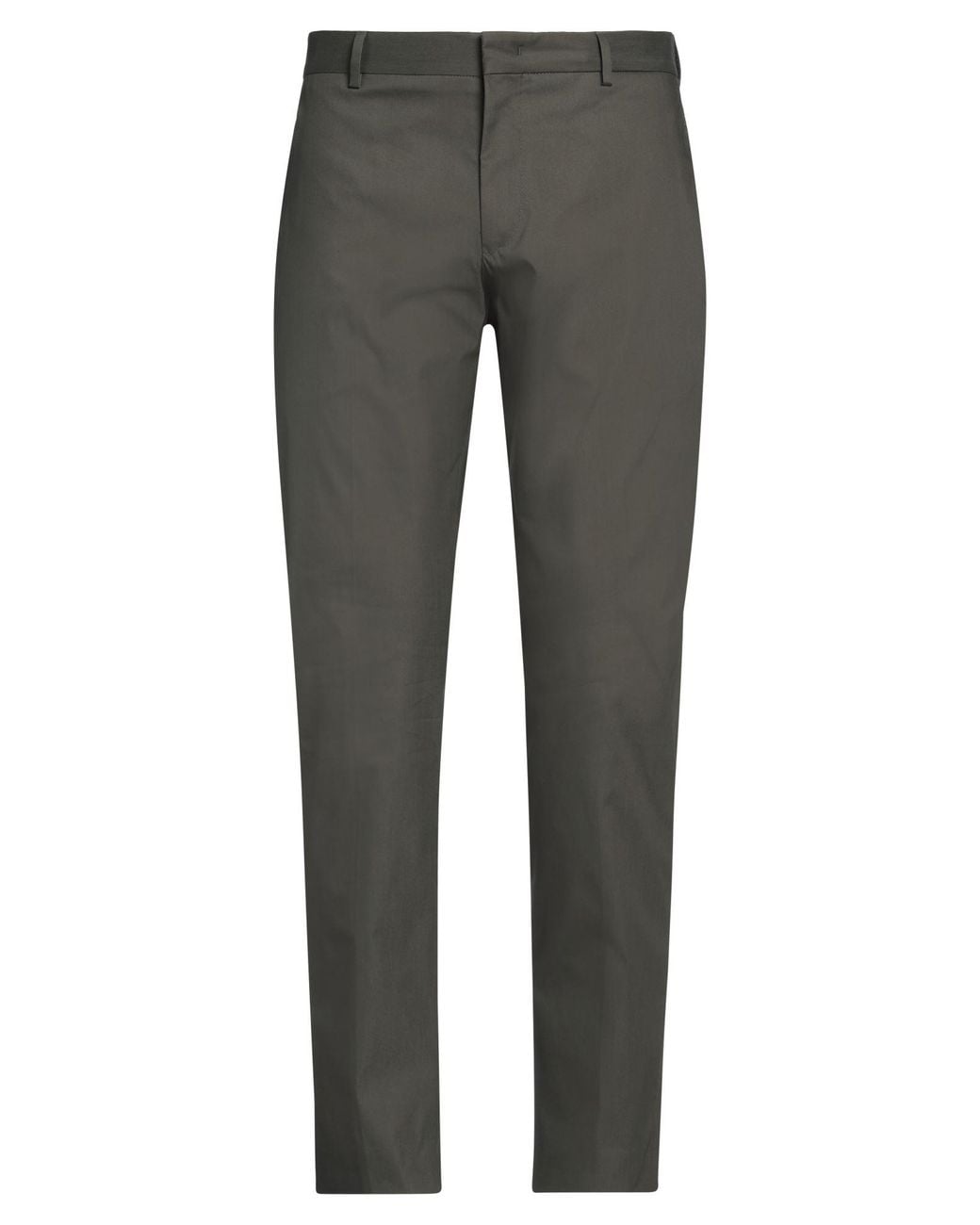 PT Torino Gray Pants Cotton, Polyamide, Elastane for men