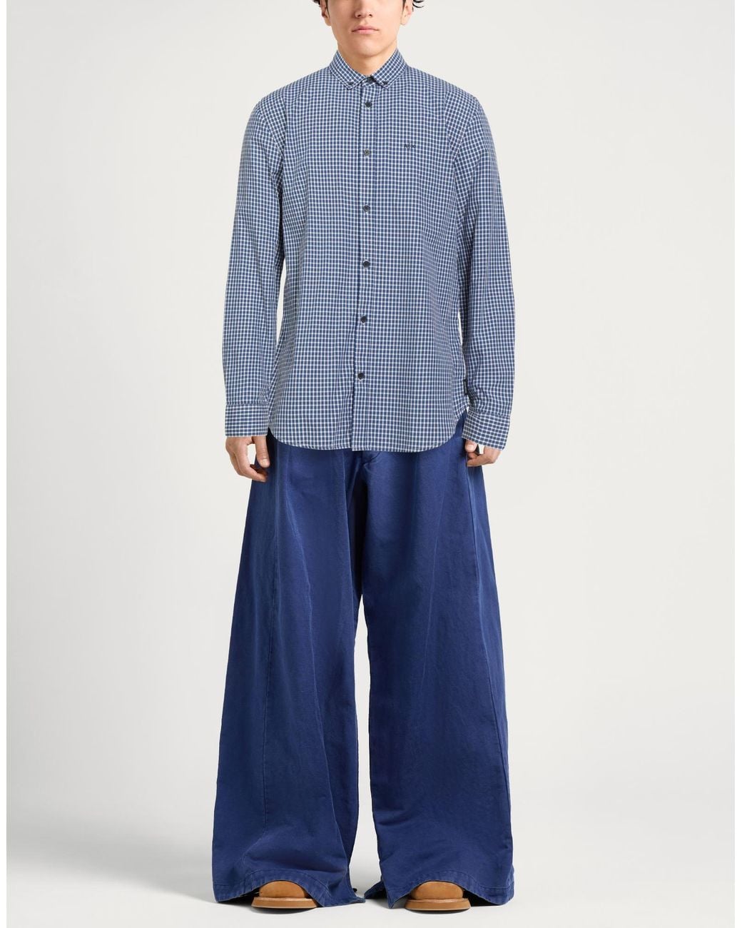 ARMANI EXCHANGE Blue Shirt for men