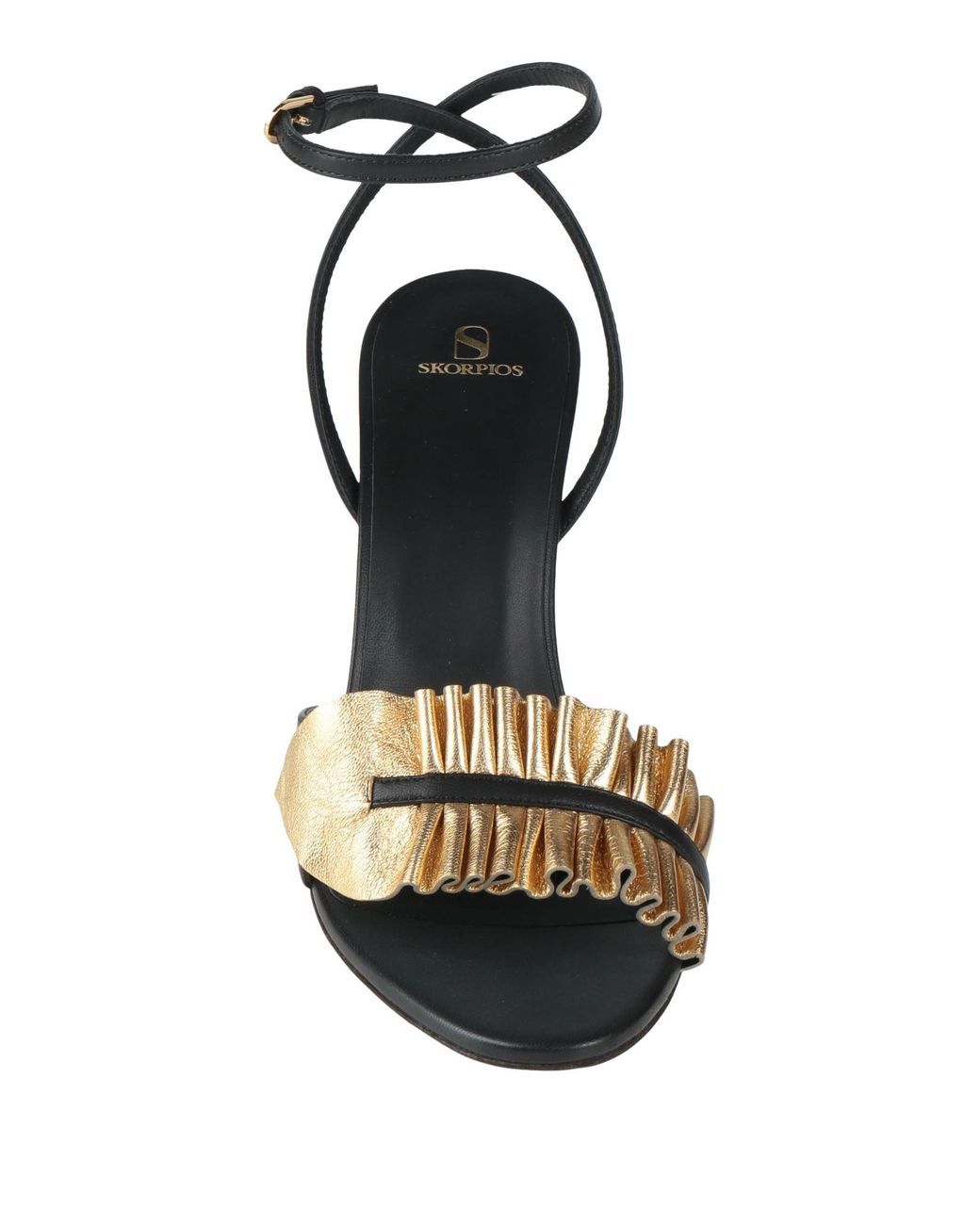 Skorpios White Sandals Leather