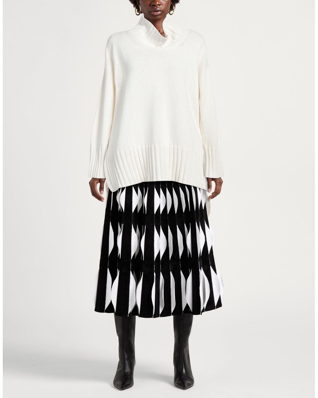 Cuello alto Alpha Studio de color White
