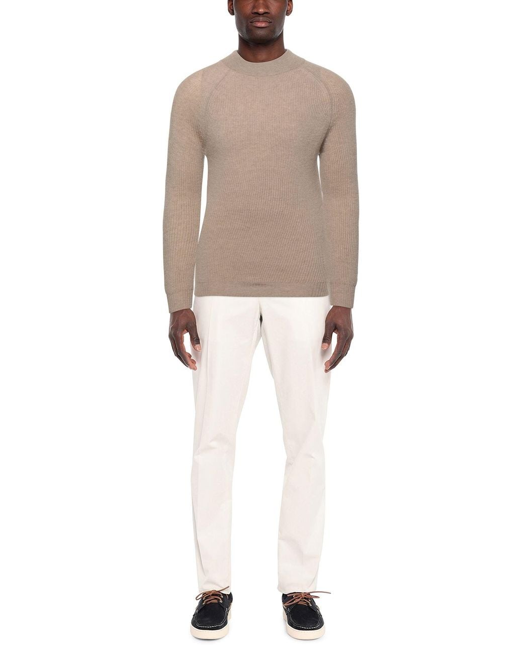 N.O.W. ANDREA ROSATI CASHMERE Brown Sweater Cashmere for men