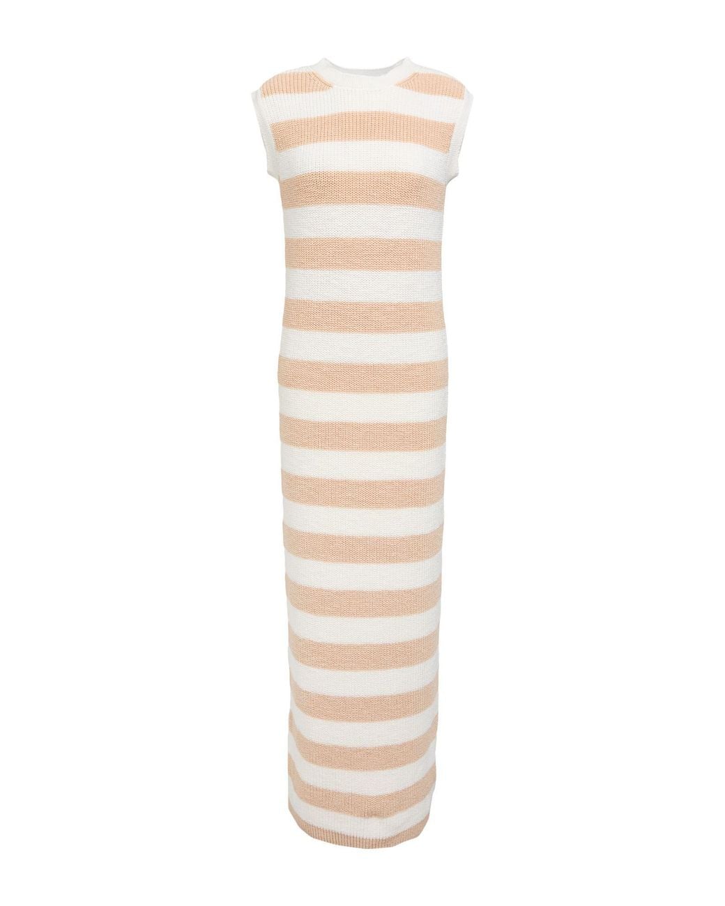 Eleventy White Maxi Dress Cotton, Linen, Polyester